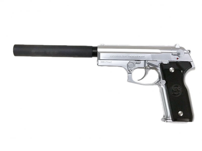 KSC M8000クーガー シルバー/ブラック マガジン2本付き 動作確認済み