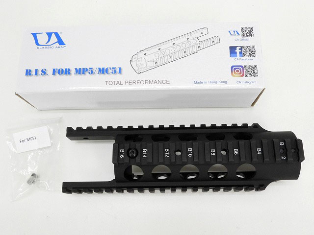 CLASSIC ARMY] MP5 MC51電動ガン RIS メタルハンドガード BK (未使用