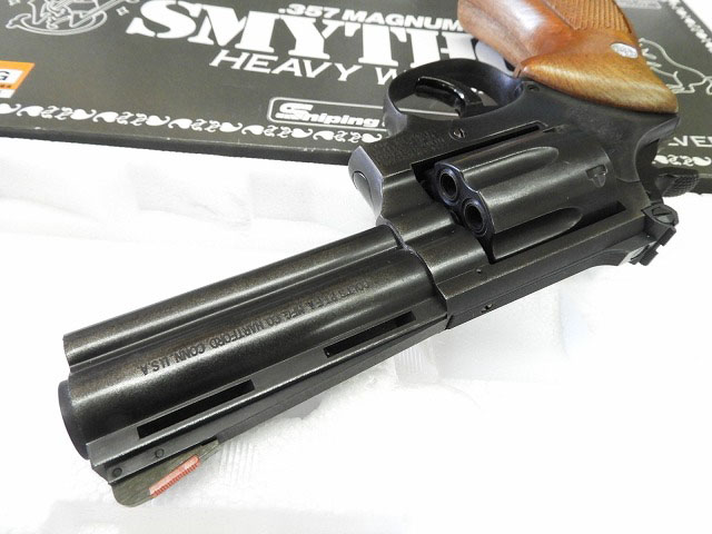 コクサイ] スマイソン 357マグナム 4インチ ブラック HW ガス