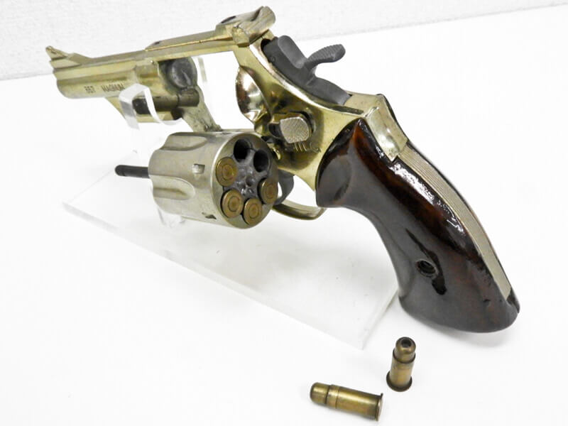 マルシン] S&W M19 .357マグナム 4インチ SMG 金属モデルガン 木製