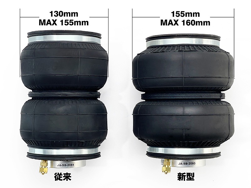 アルヴェル用エアバッグがリニューアル！ | airforce Suspension japan