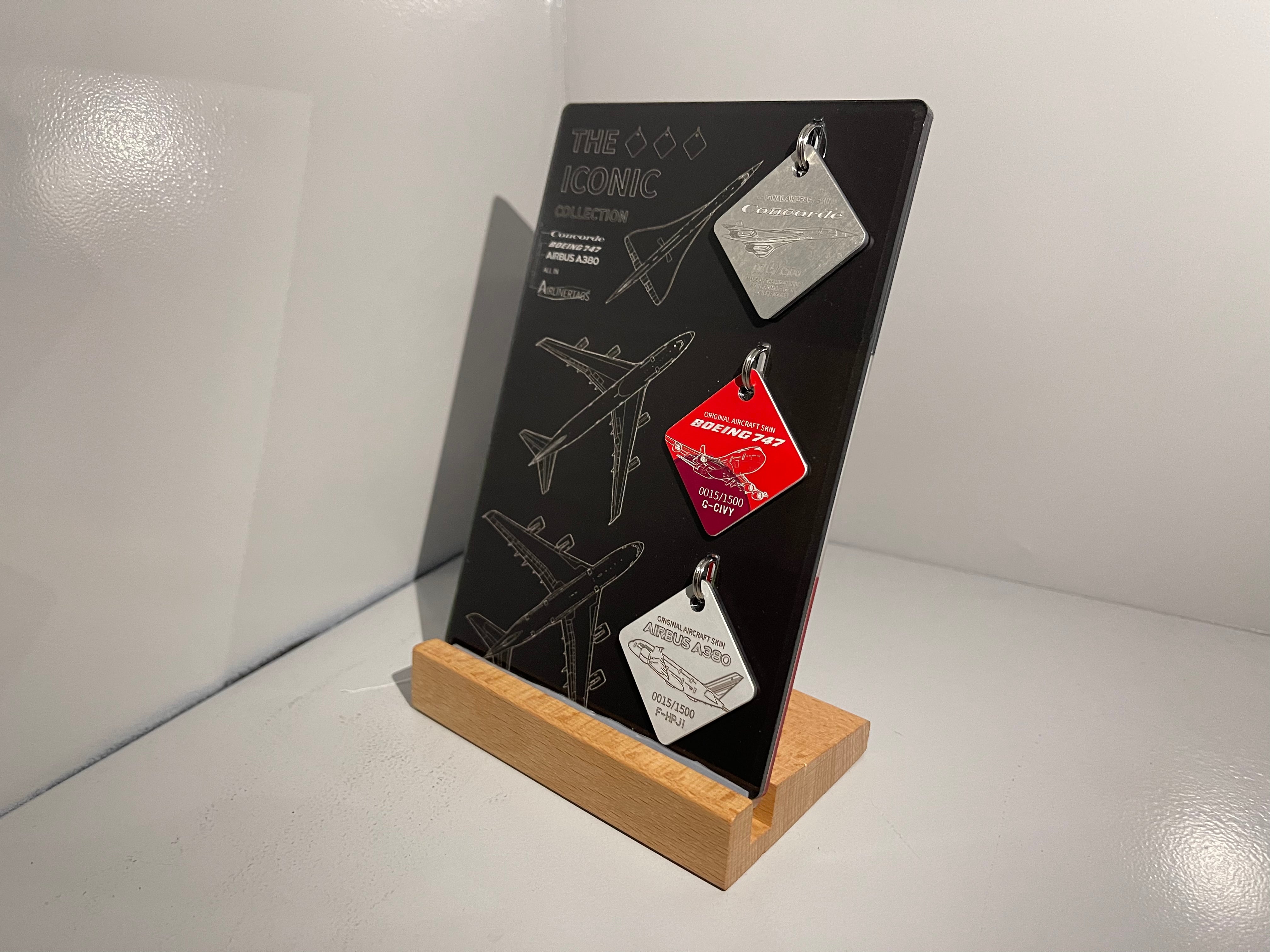 ルフトハンザ航空 Airlinertags B747-400M 国旗黒色カット