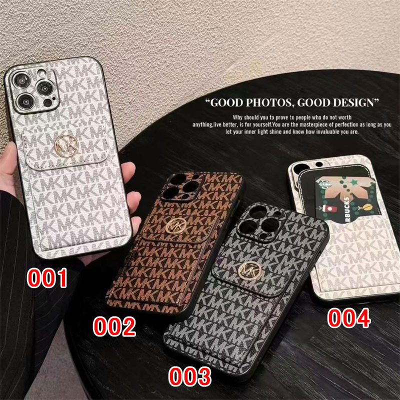 マイケルコース MK iphone 16e/16 pro maxケースブランドカード入れ