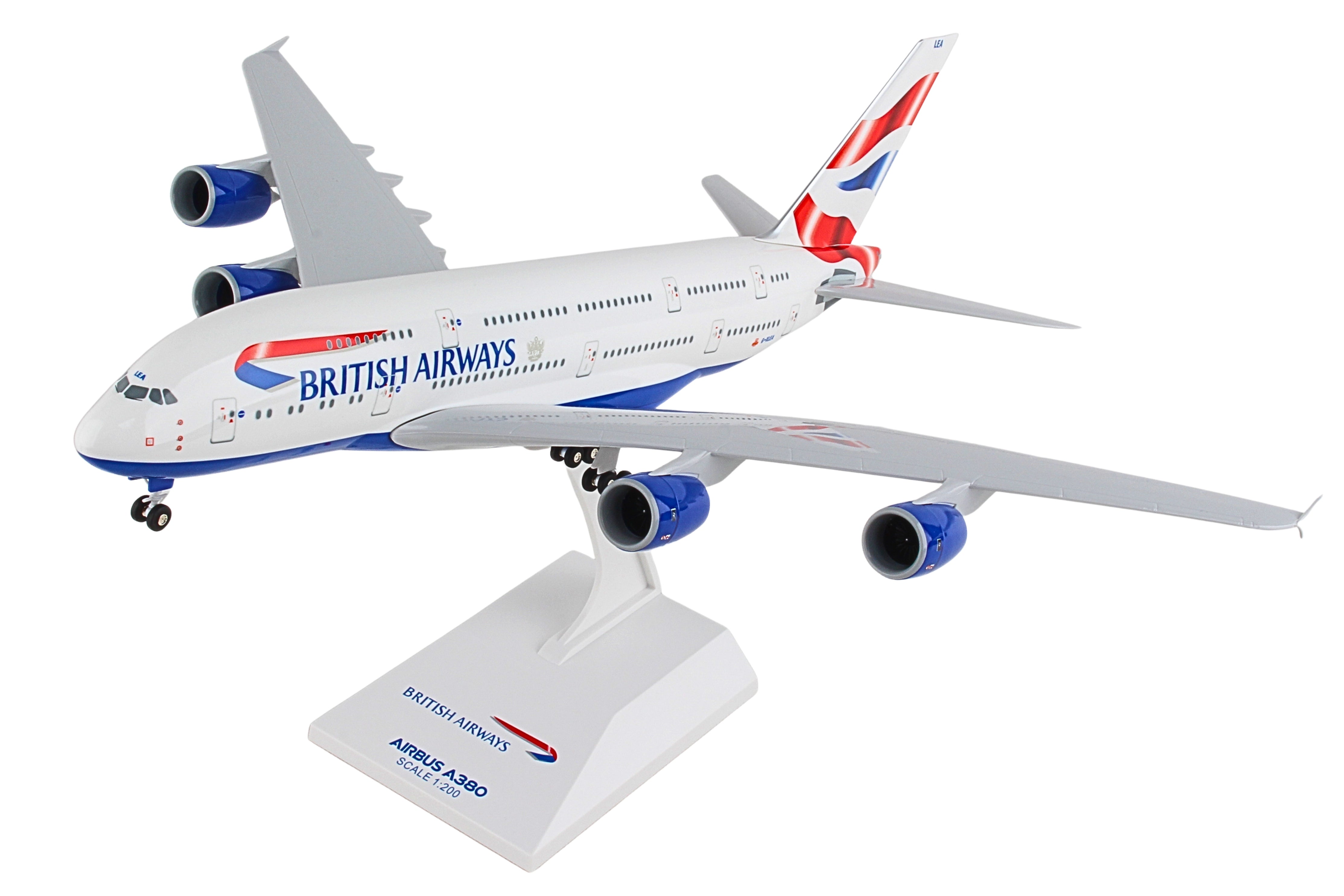 SKYMARKS BRITISH A380 1/200 W/GEAR REG#G-XLEA