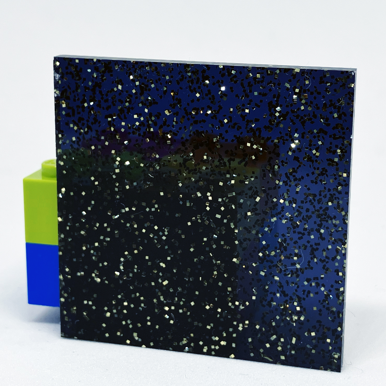 アクリル板 ラメ・ミッドナイト 3mm厚 370×600mm / アクリルざんまい