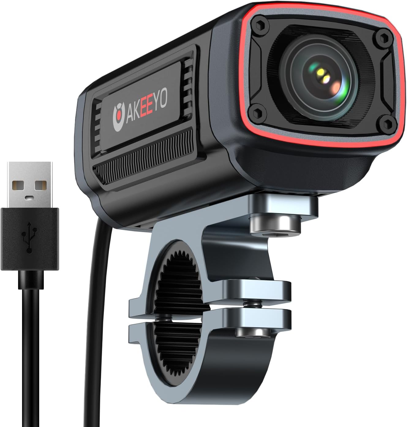 バイクドライブレコーダー 4K UHD 500万画素 充電式 自転車 二輪車も