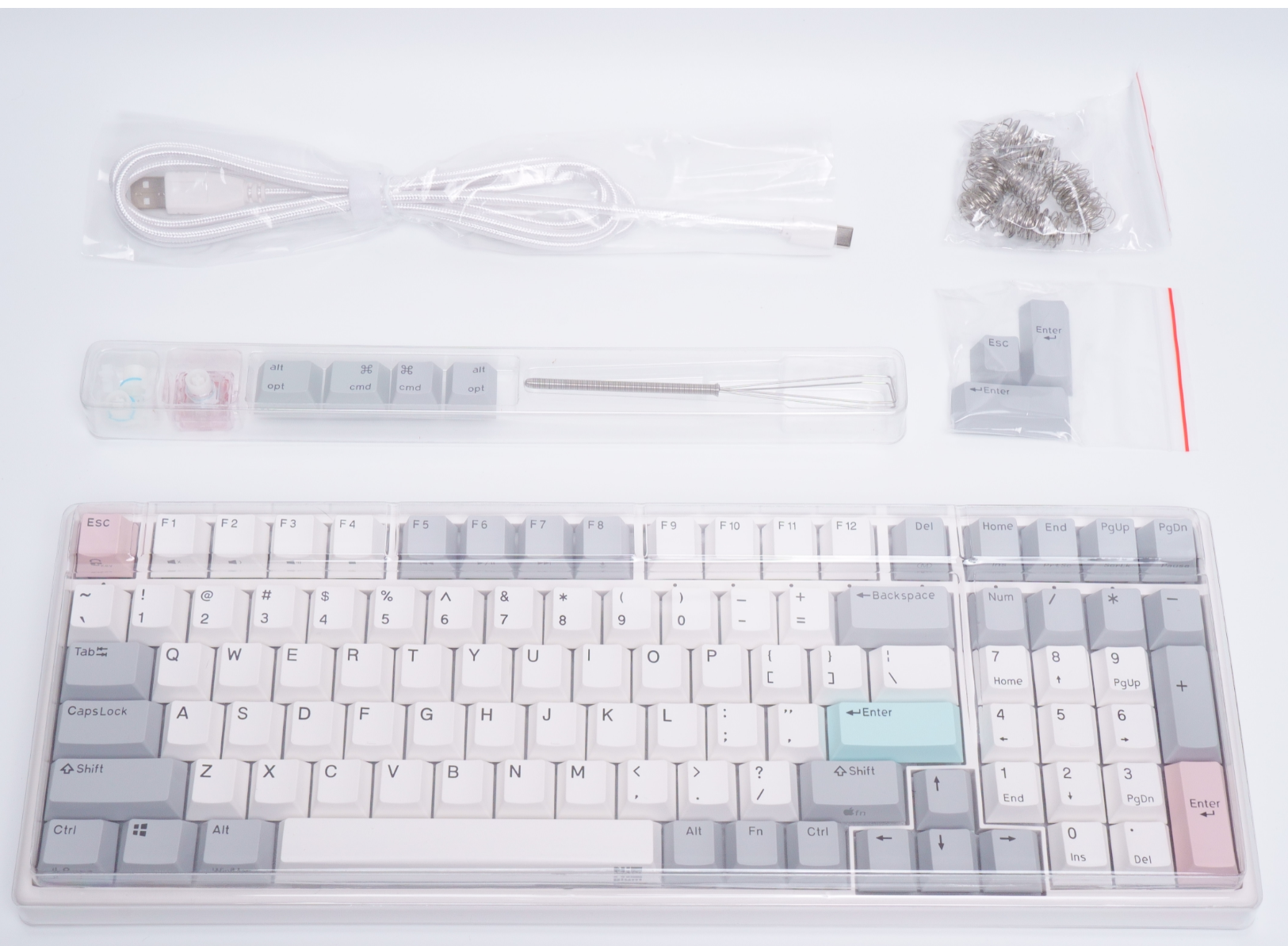 NIZ 静電容量無接点方式キーボード 35G USB有線 Mini84 / X99 / S104