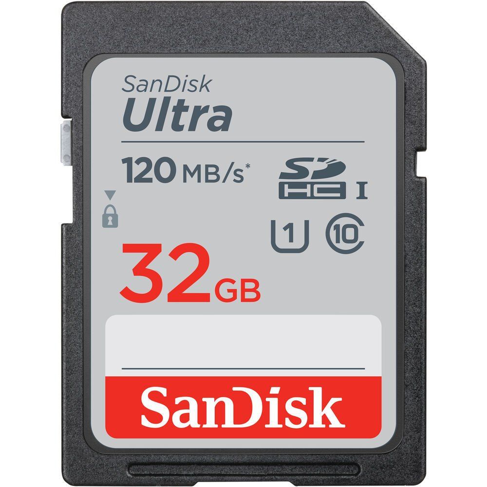SanDisk Ultra 32 GB UHS-I U1 Class 10 120 MB/s SDSDUN4-032G-GN6IN