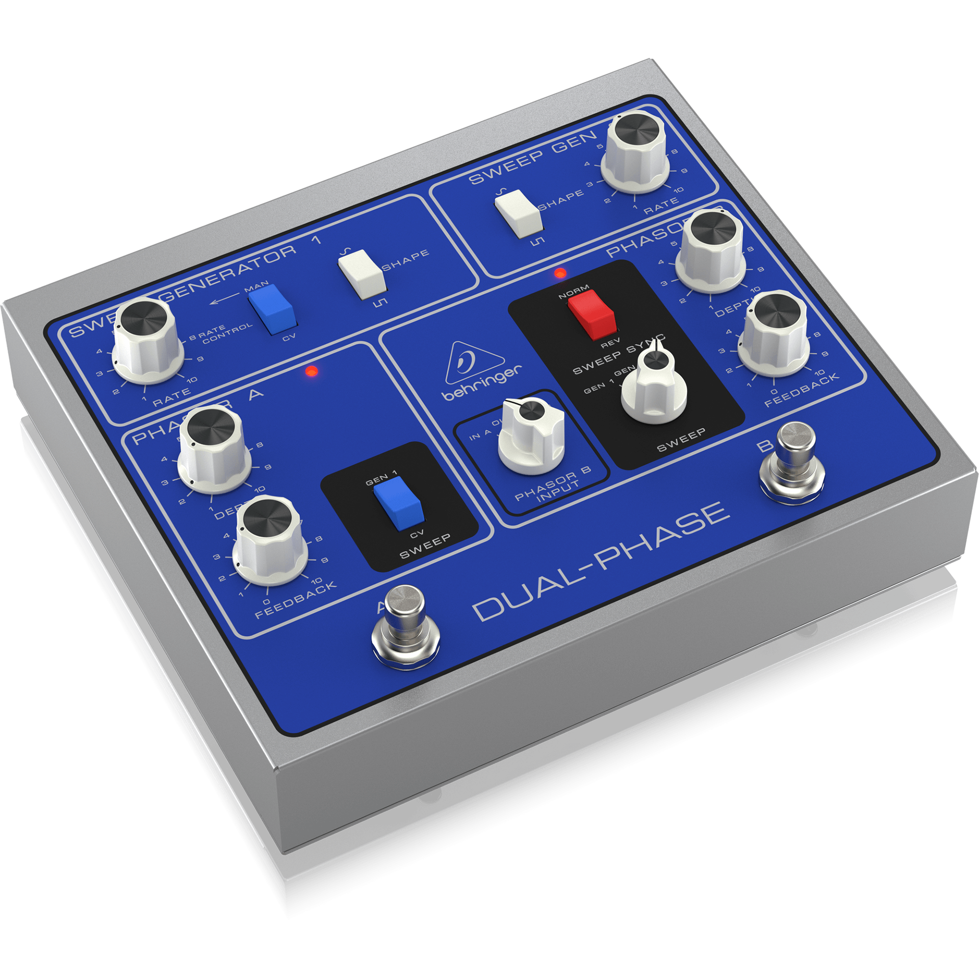 Behringer DUAL-PHASE Dual Phase Shifter with 12 Opto-Couplers