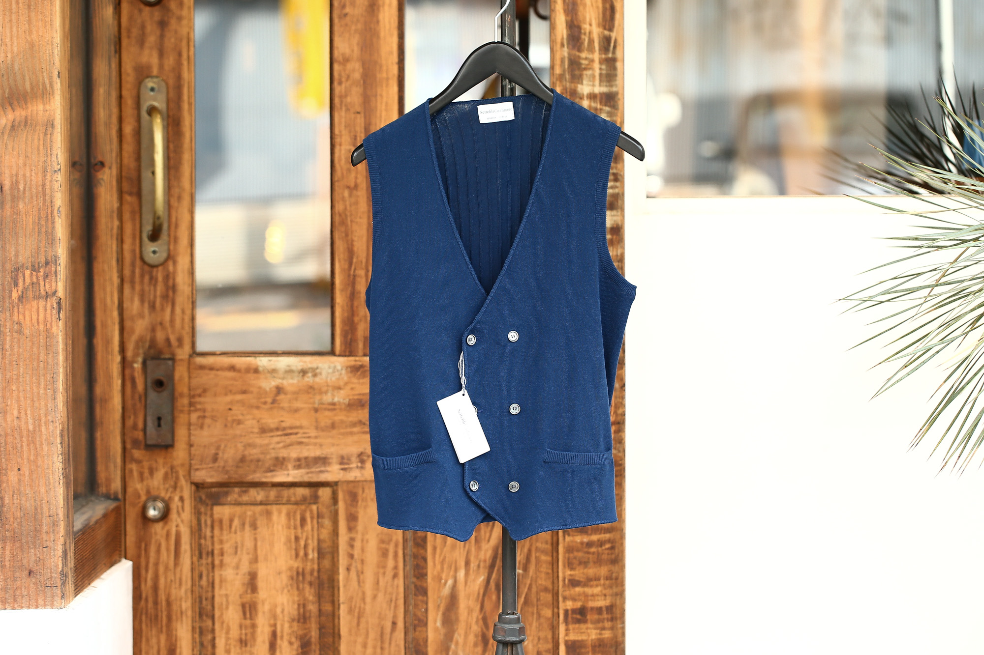Settefili Cashmere (セッテフィーリ カシミア) Gilet (ニットダブル