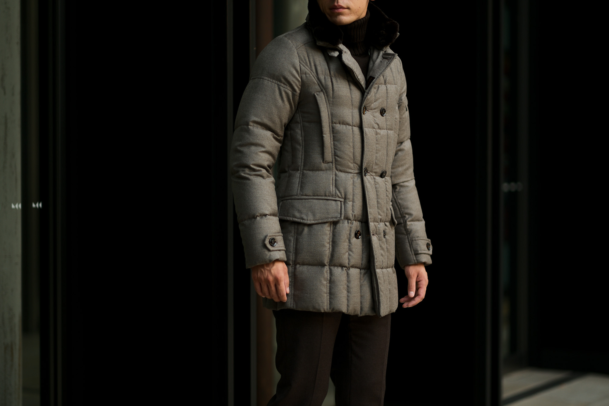 MOORER (ムーレー)MORRIS-L (モーリス) LoroPiana (ロロピアーナ