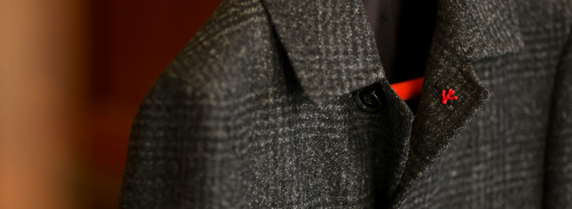 ISAIA (イザイア) CAPPOTTO (カッポット) グレンチェック フラノウール