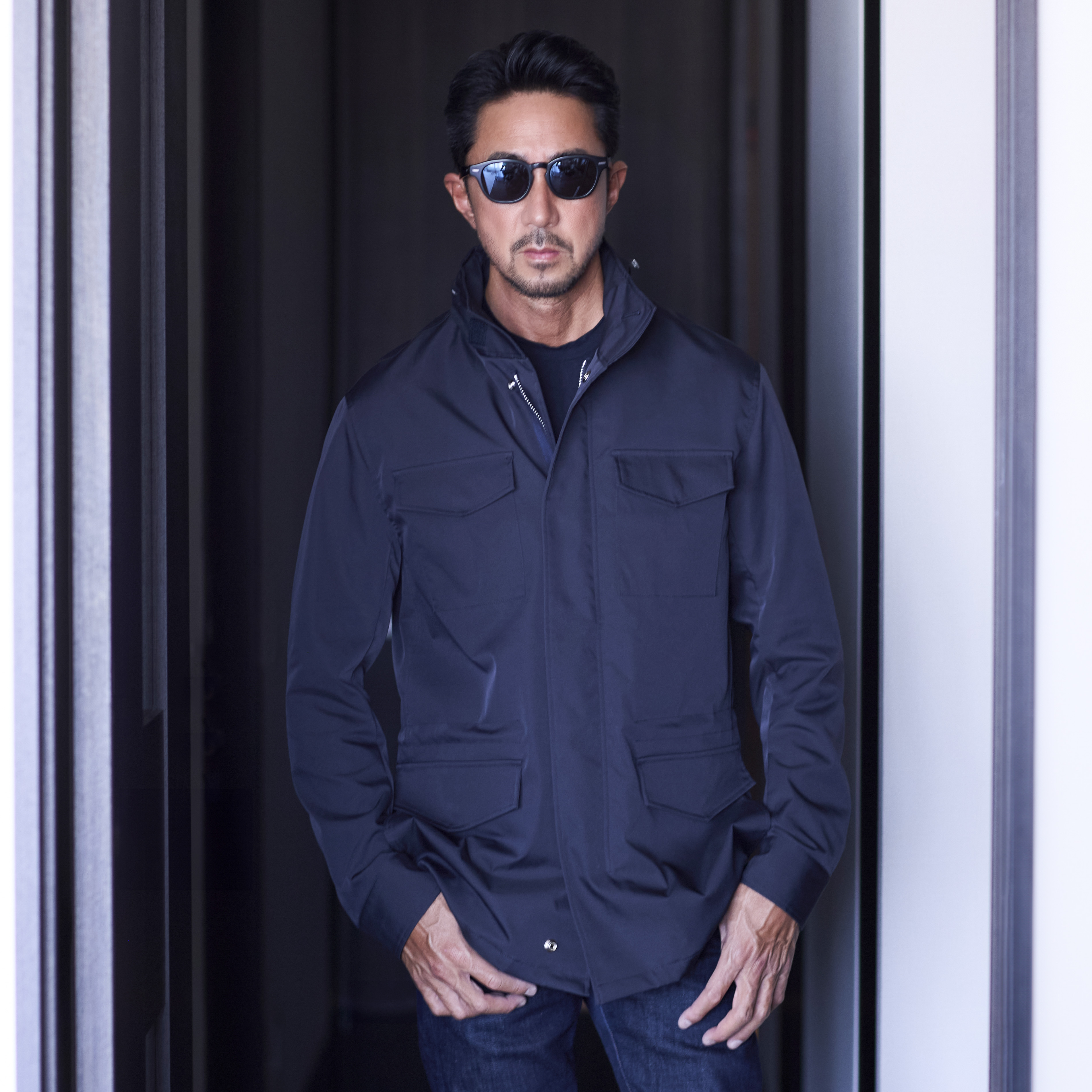 1PIU1UGUALE3 (ウノピュウノウグァーレトレ) BLACK MILITARY BY