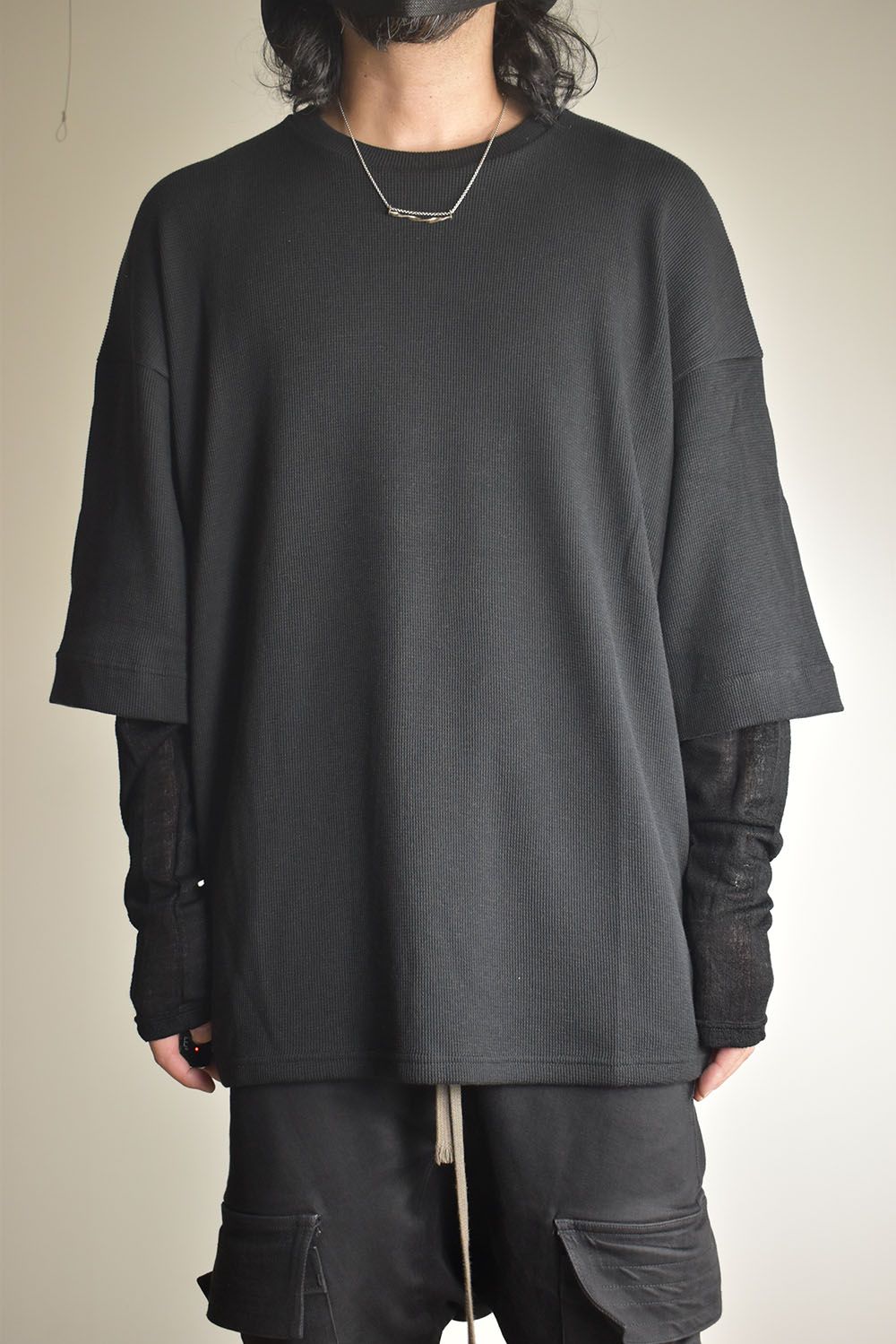 A.F ARTEFACT - Layered Crew Neck Top