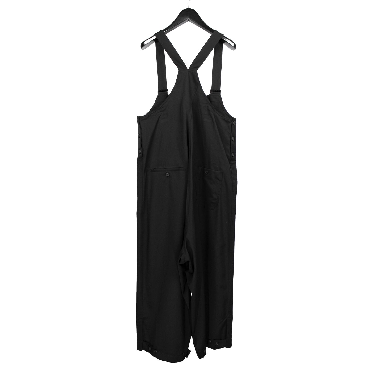 yohji yamamoto - pour homme オーバーオールシワギャバ / HX-D02-100