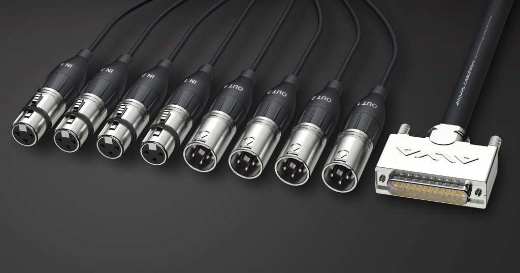 AES/EBU Cable D-Sub25 to 8 x XLR – ALVA Cableware