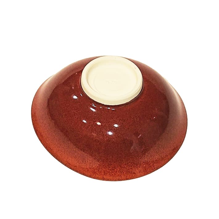 京都 きらら坂 清水焼 柿釉 (かきゆう) たわみ鉢ペア KL-1605 引出物