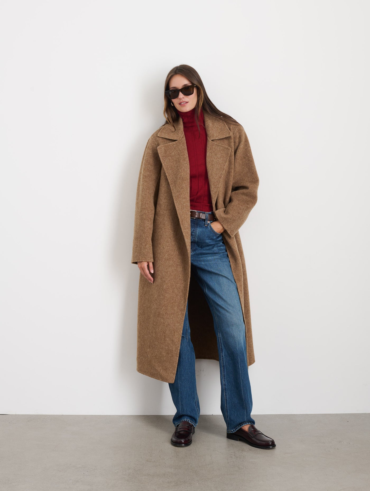 Georgia Wrap Coat In Wool Alpaca – Alex Mill