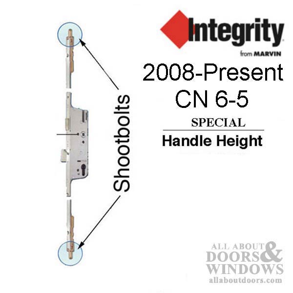 Integrity Active 45/92 Multipoint Lock, CN 6-5, Shootbolt