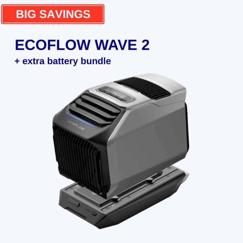 ECOFLOW WAVE 2 + EXTRA BATTERY COMBO - All Batteries