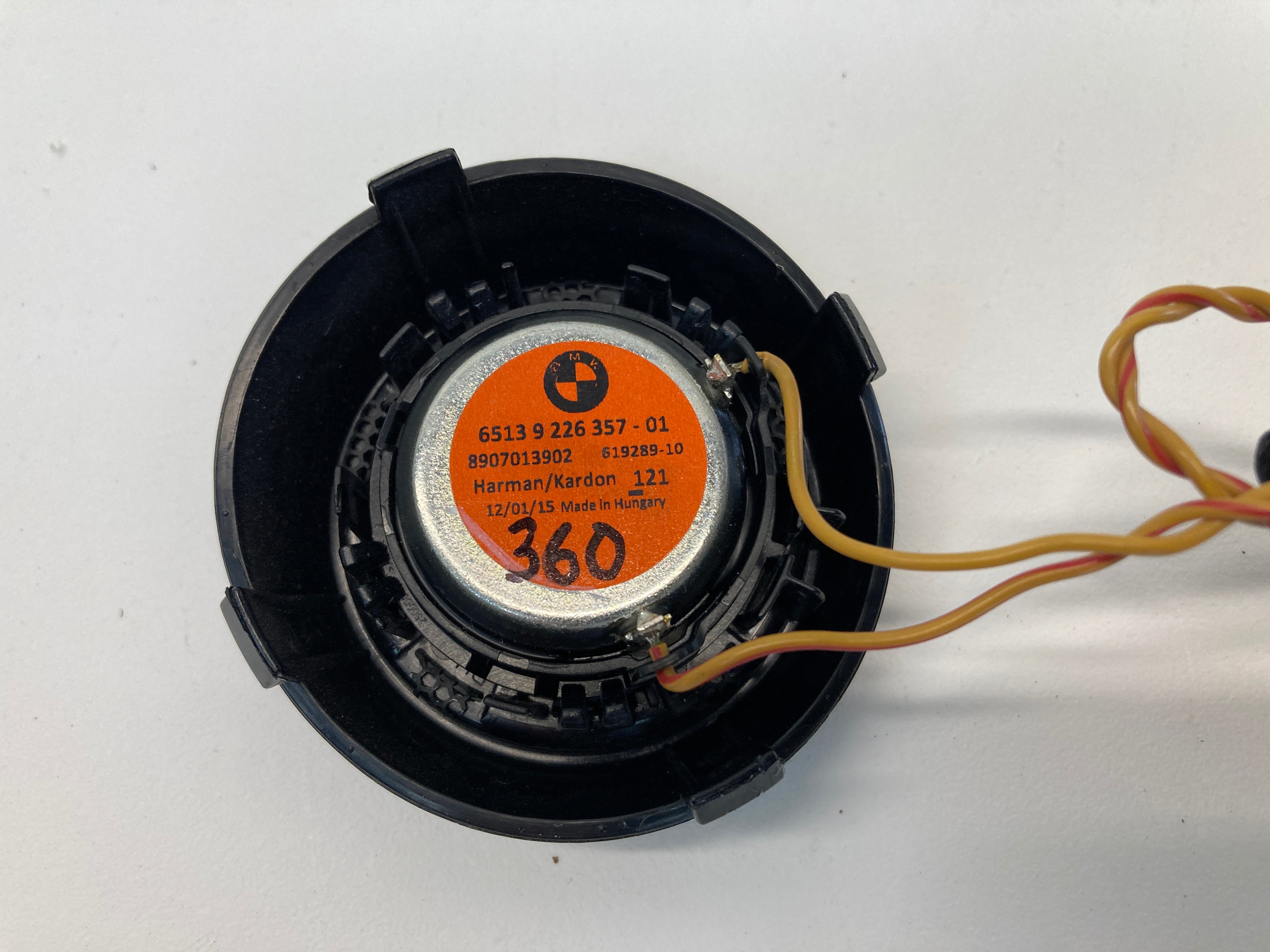 Mini Cooper Rear Tweeter Pair with Covers H/K 65139226357 F56 F57