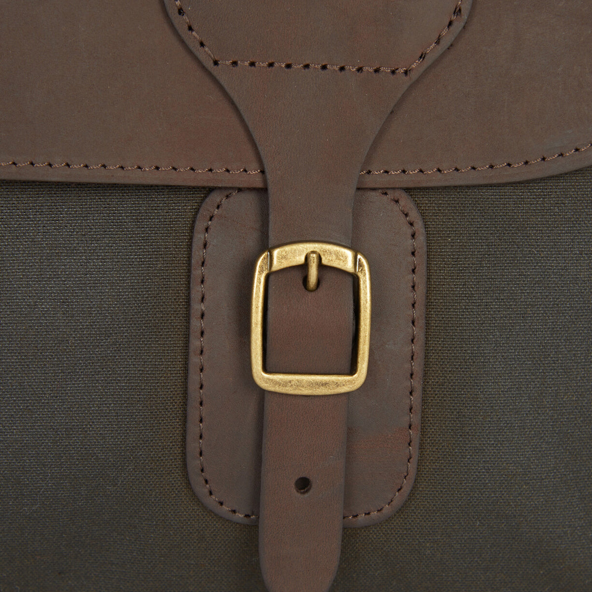 Barbour Wax Leather Briefcase – Olive | Country Style Laptop Bag