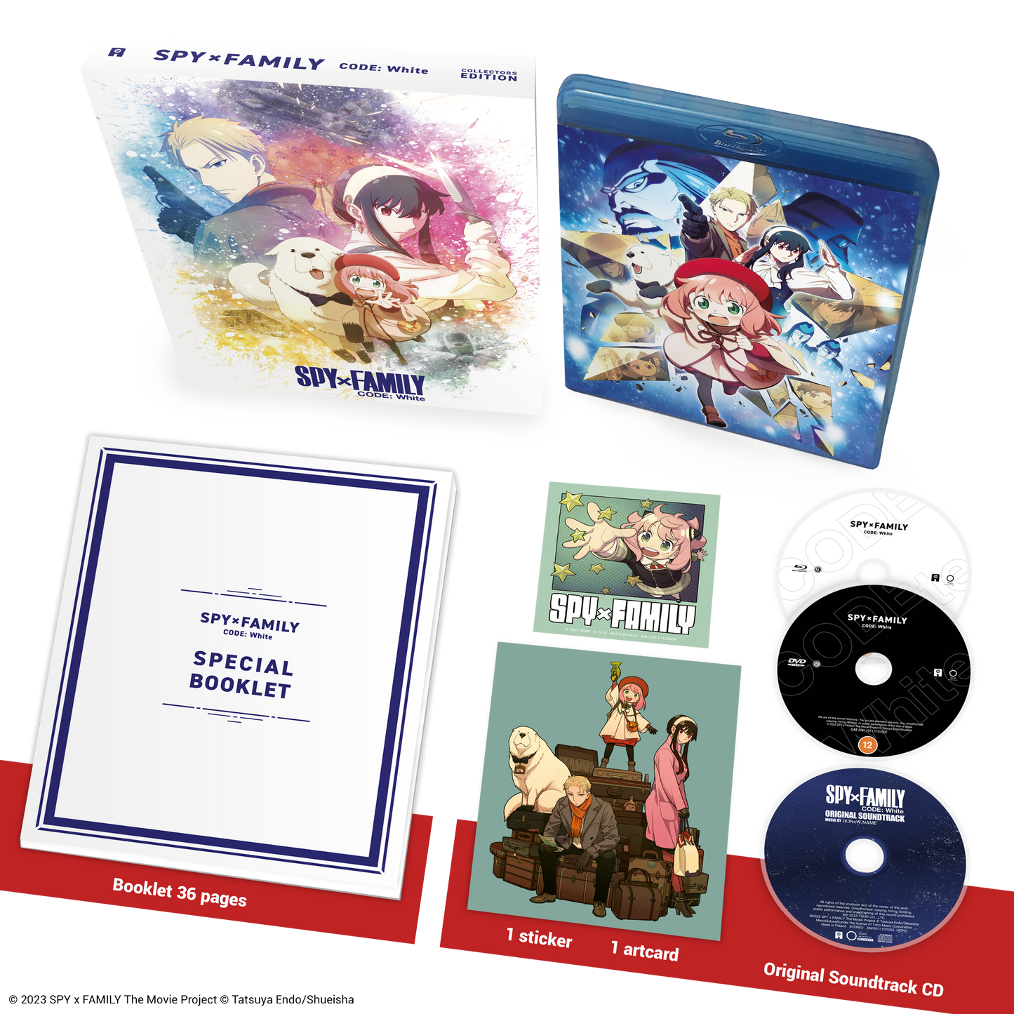 SPY x FAMILY CODE: White - Blu-ray + DVD + CD Collector's Edition