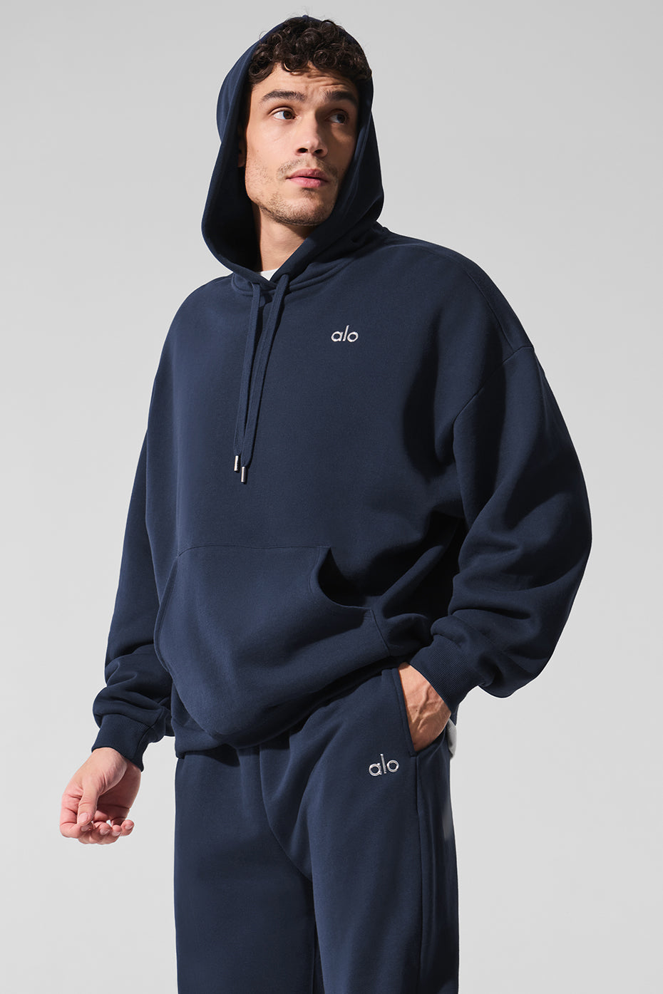 Alo Accolade Hoodie - Navy - Hoodies - Free Shipping - BeyondStyle
