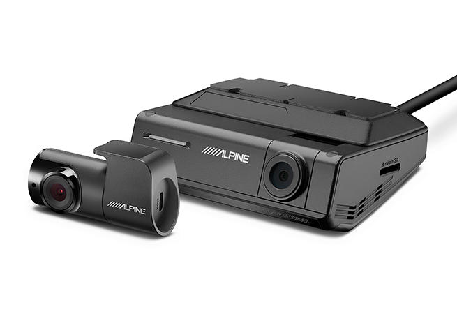 Alpine | DVR-C320R | Premium 1080P Night Vision Dash Cam Bundle