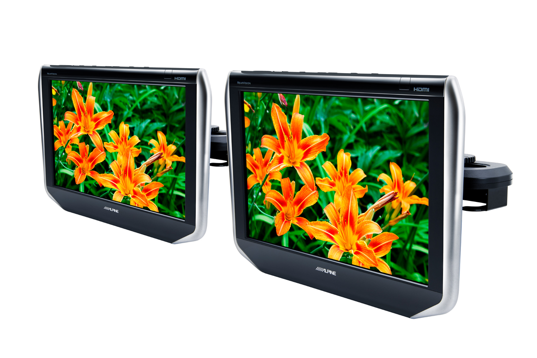 10.1型WXGAヘッドレスト取付け型リアビジョン2台パックSXH10ST | カー