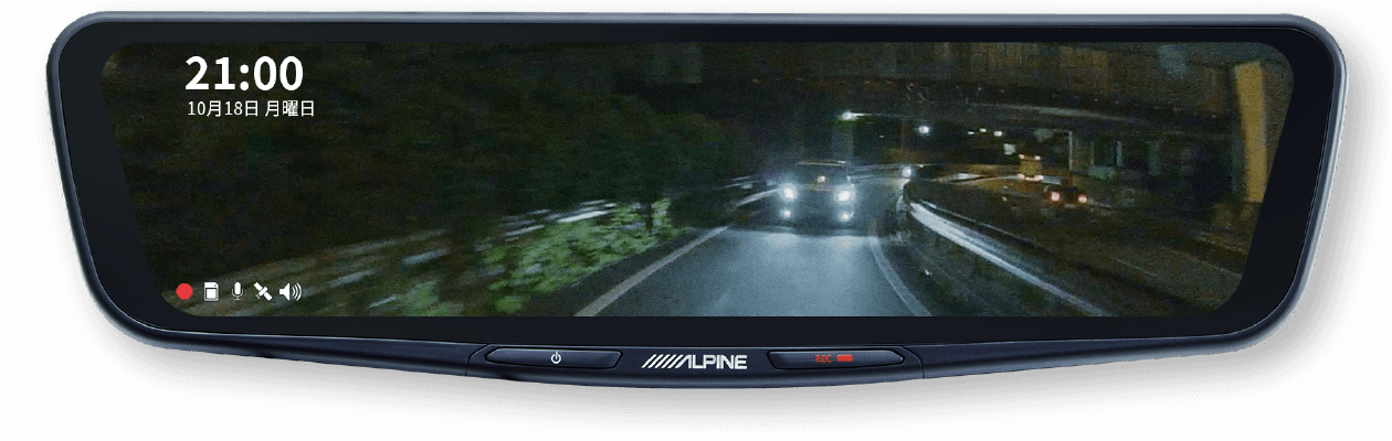 アルファード/ヴェルファイア（30系）専用 ドライブレコーダー搭載 12