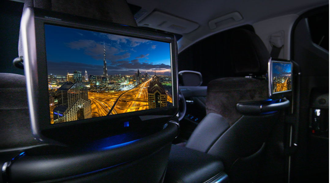 10.1型WXGAヘッドレスト取付け型リアビジョン・2台パックSXH10T | カー