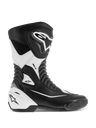 SMX S - Black White Motorcycle Boots | Alpinestars®