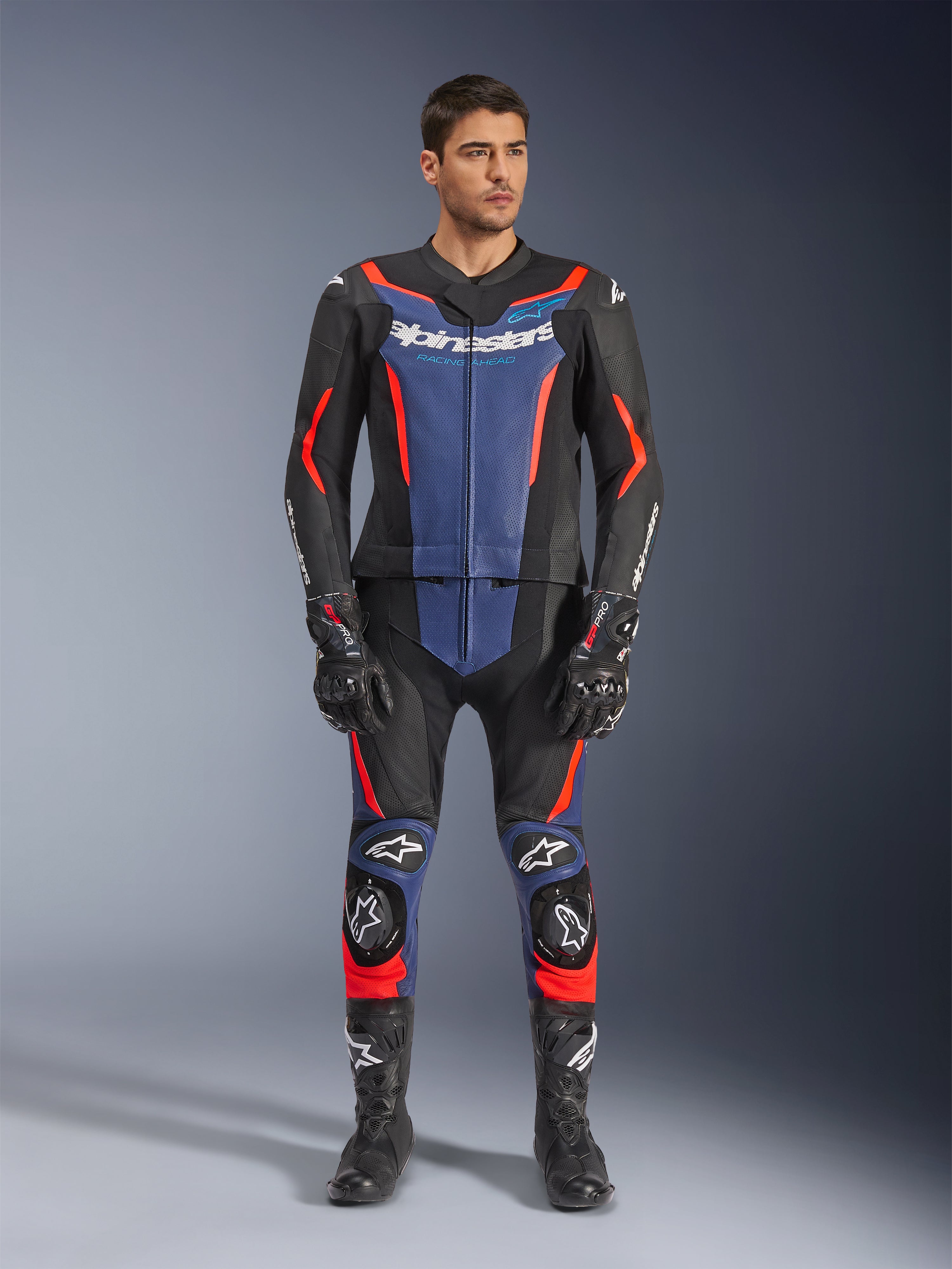 GP Force V2 Leather Suit- 2Piece | Alpinestars