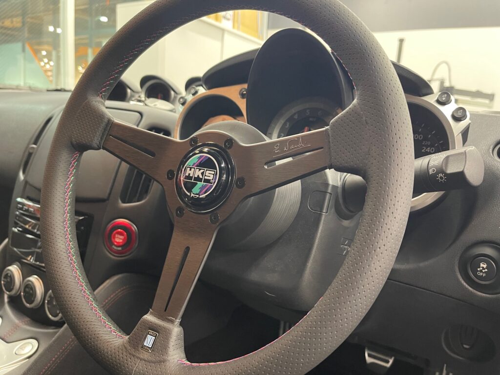 Z34 フェアレディZ NISMO× HKS 50th STEERING WHEEL NARDI SPORTS 34S