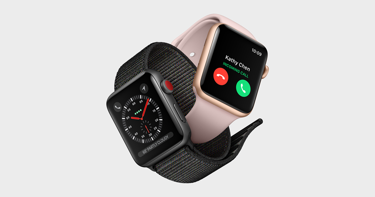 Apple Watch Series 3 features built-in cellular and more - Apple (GW)