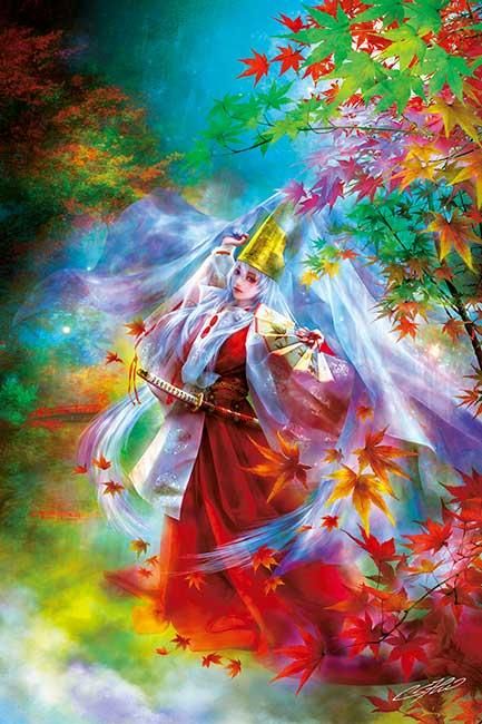 アート・イラスト | SHU（シュウ） | 光るジグソーパズルのアップル