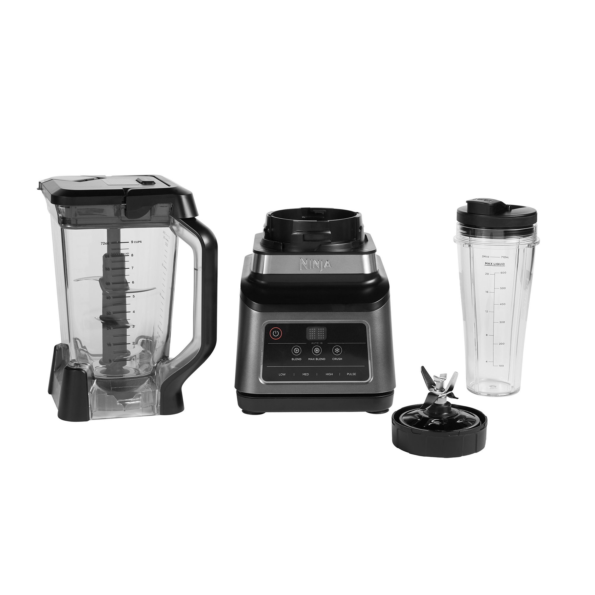 Ninja BN750UK Black/Silver 2-In-1 Blender - Appliance Centre