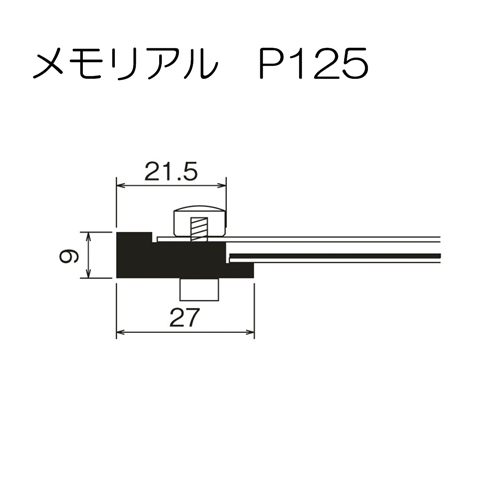 色紙フレーム:メモリアル P125 | マルニ額縁画材店