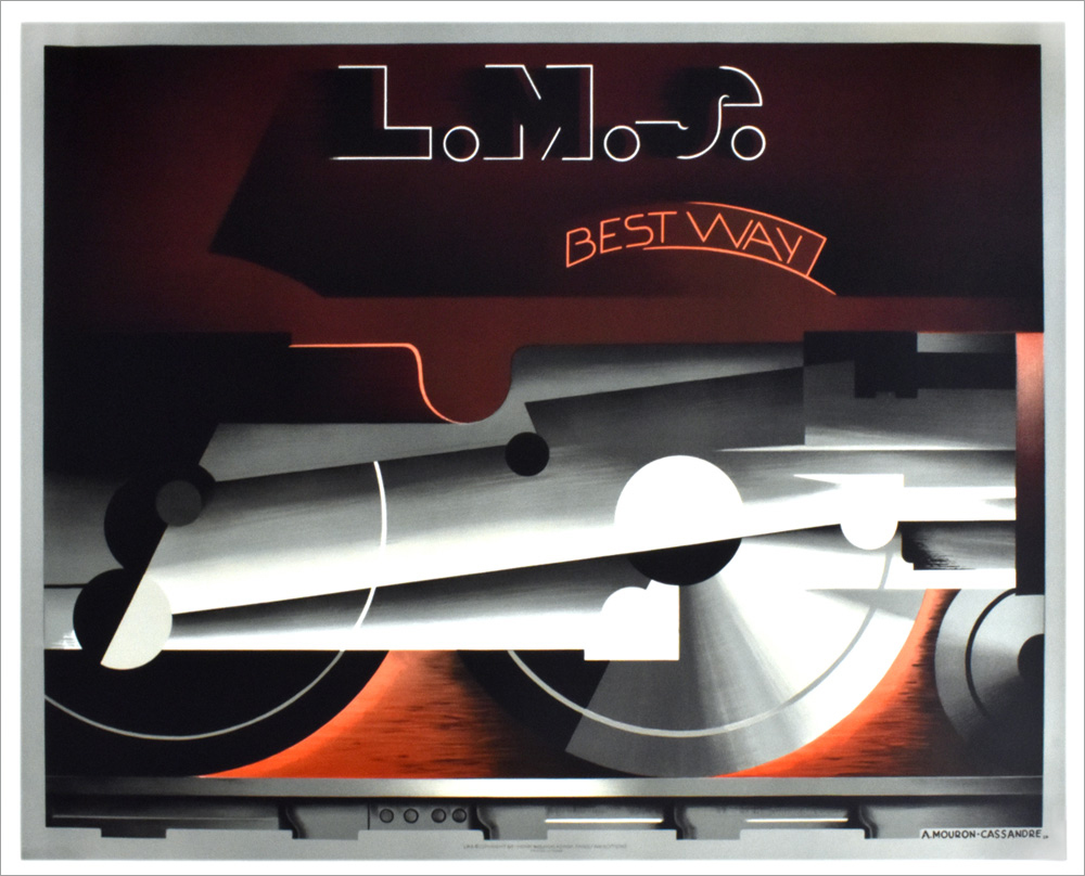 アドルフ・ムーロン・カッサンドル ポスター L.M.S B1782|アート