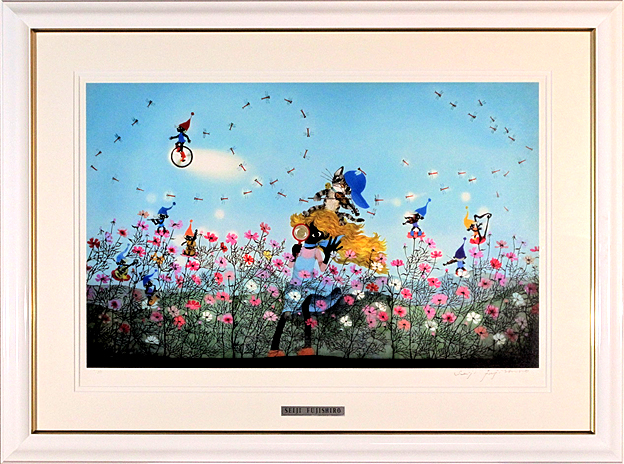 藤城清治「コスモスは詩う」卸価格販売