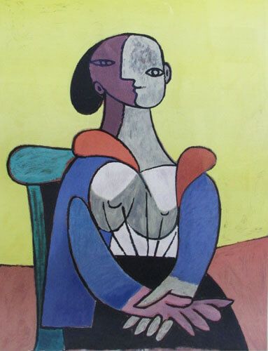 椅子に座る女(マリナコレクション) | パブロ・ピカソ 買取・作品