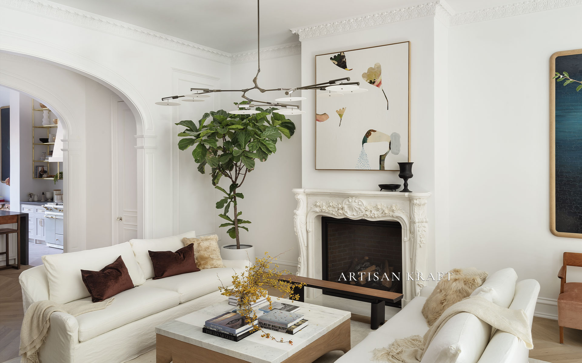 Victoria Fireplace Mantel - Artisan Kraft