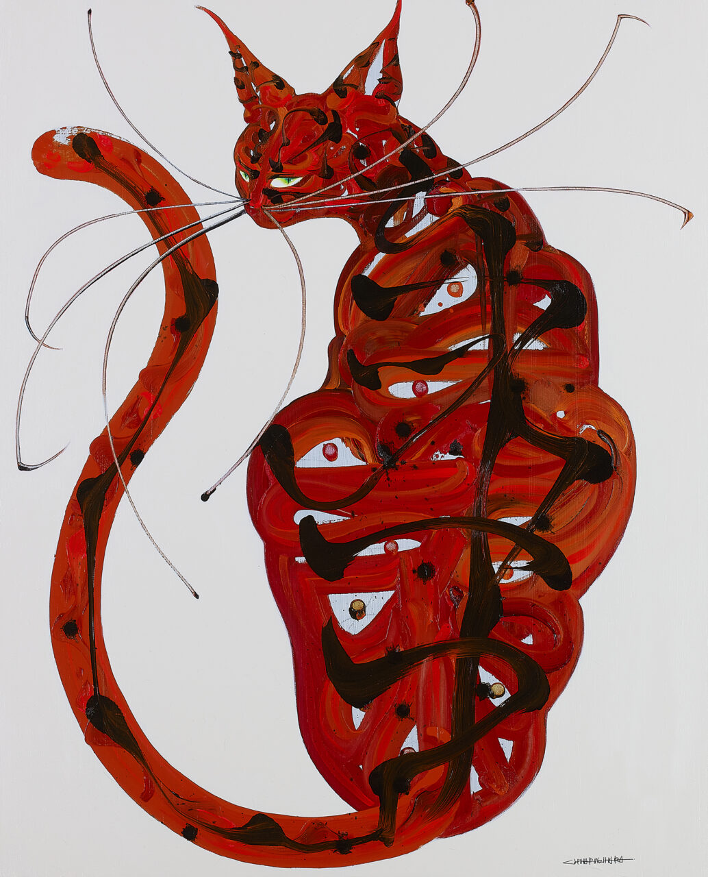 木原千春 – 赤猫 | アートワーク | ART OSAKA 2022