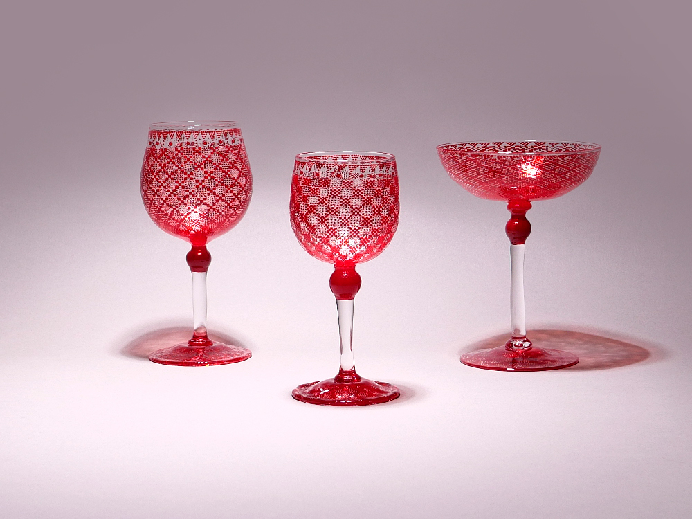 ガラス工芸潮工房・江波冨士子さんから作品が届きました (2024/11