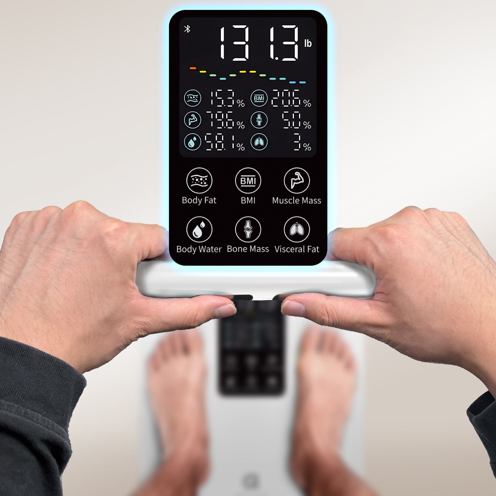 Arboleaf Smart Body Fat Scale, Bluetooth Digital BMI Scale with 26