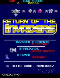 Return Of The Invaders - Videogame by Taito | Museum of the Game