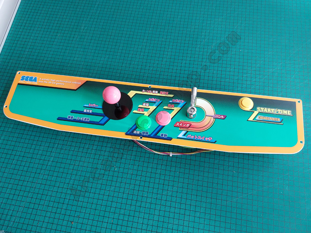 Sega Naomi World Series Baseball Super Major League control panel