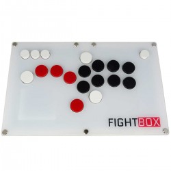 White Pixel Arcade Hitbox PC / Raspberry / Android - Arcade Express