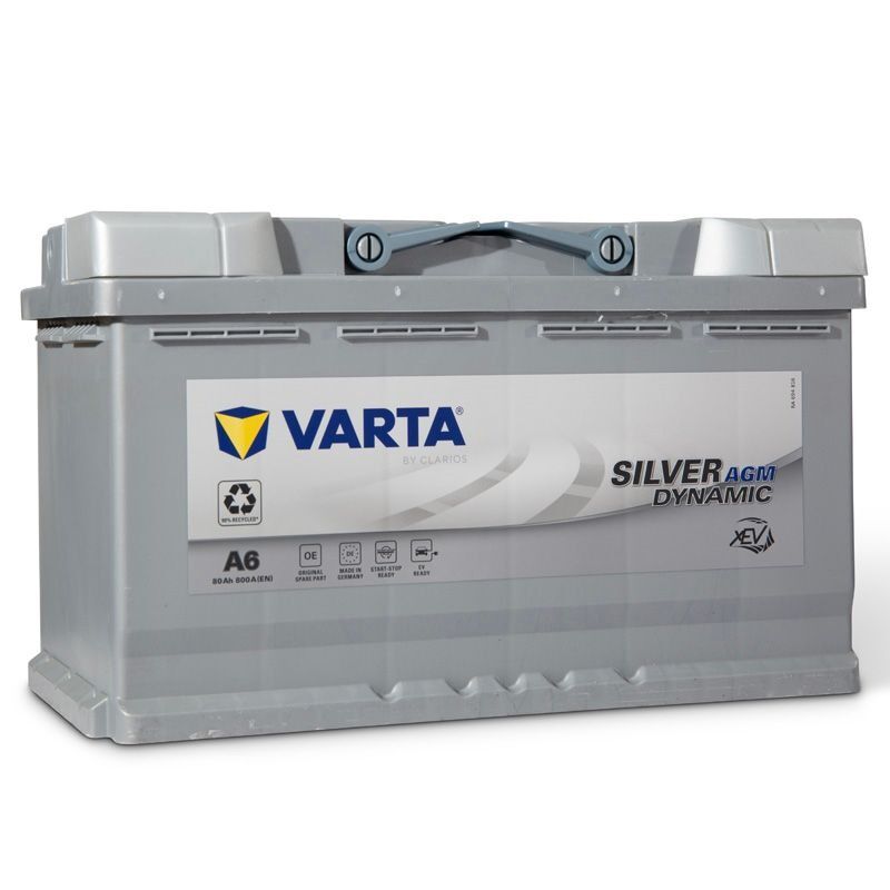 Varta A6 Silver Dynamic AGM LN4 12V 80Ah 879 CCA Battery